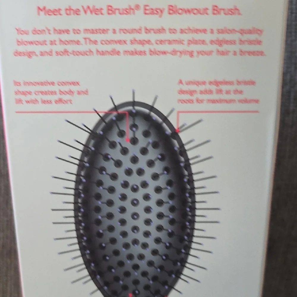 Wet Brush Easy Blowout Brush, New, For All Hair Types